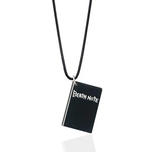 Death Note Double L Black Notebook Keychain Unisex Anime Pendant Key Ring Cospaly Accessory Jewelry Gift for Men Women