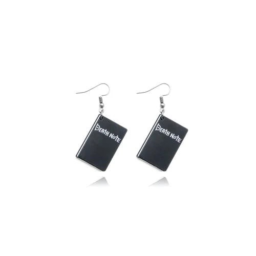Death Note Double L Black Notebook Keychain Unisex Anime Pendant Key Ring Cospaly Accessory Jewelry Gift for Men Women